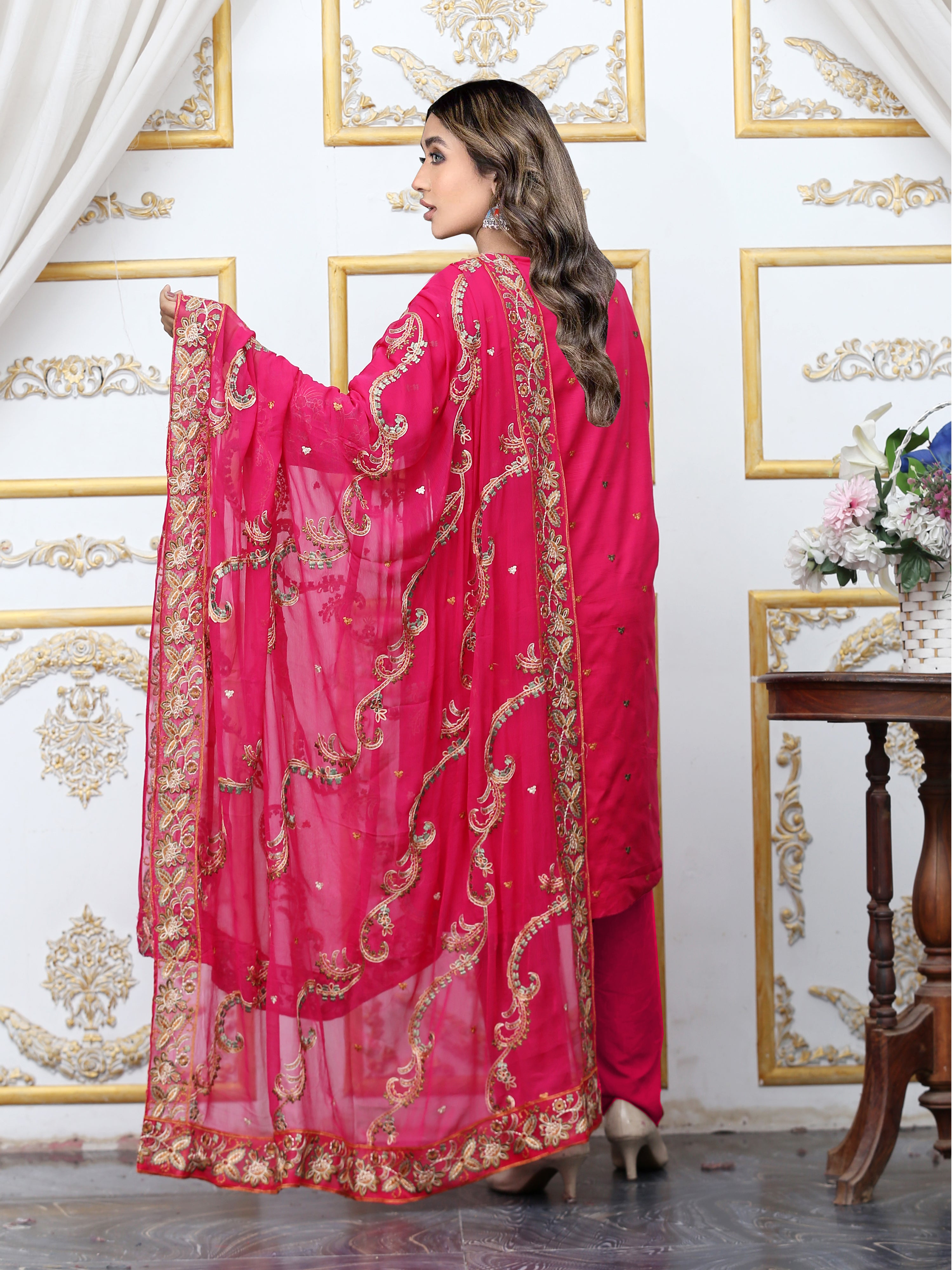 POSHAK 832-H (Unstitched Doria Viscose Collection)